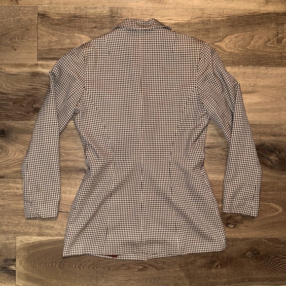 Vintage Houndstooth Blazer Jacket S - Picture 7 of 8